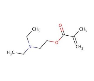 2-(Diethylamino)ethyl methacrylate (CAS 105-16-8) - chemical structure image