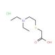 {[2-(diethylamino)ethyl]thio}acetic acid hydrochloride - chemical structure image