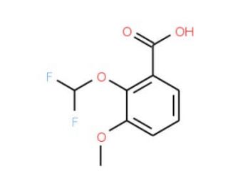 2-Difluoromethoxy-3-methoxy-benzoic acid - chemical structure image