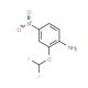 2-(difluoromethoxy)-4-nitroaniline - chemical structure image