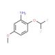 2-(difluoromethoxy)-5-methoxyaniline - chemical structure image