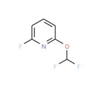 2-(Difluoromethoxy)-6-fluoropyridine (CAS 947534-62-5) - chemical structure image