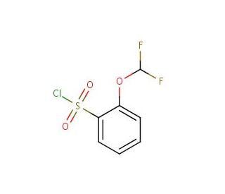 2-Difluoromethoxy-benzenesulfonyl chloride (CAS 77798-10-8) - chemical structure image