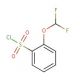 2-Difluoromethoxy-benzenesulfonyl chloride (CAS 77798-10-8) - chemical structure image