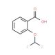 2-(Difluoromethoxy)benzoic acid (CAS 97914-59-5) - chemical structure image