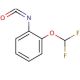 2-(Difluoromethoxy)phenyl isocyanate (CAS 186589-03-7) - chemical structure image