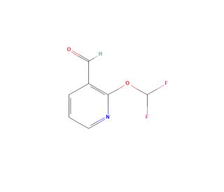 2-(Difluoromethoxy)pyridine-3-carbaldehyde (CAS 2222104-51-8) - chemical structure image