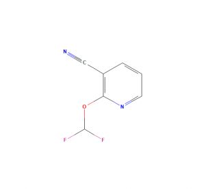 2-(Difluoromethoxy)pyridine-3-carbonitrile (CAS 1214388-53-0) - chemical structure image