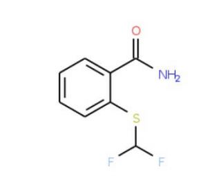 2-(Difluoromethylthio)benzamide - chemical structure image