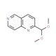 2-(Dimethoxymethyl)-1,6-naphthyridine (CAS 386715-36-2) - chemical structure image