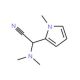 2-(Dimethylamino)-2-(1-methyl-1H-pyrrol-2-yl)-acetonitrile (CAS 117068-07-2) - chemical structure image