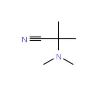 2-(dimethylamino)-2-methylpropanenitrile - chemical structure image