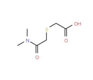 {[2-(dimethylamino)-2-oxoethyl]thio}acetic acid - chemical structure image
