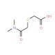 {[2-(dimethylamino)-2-oxoethyl]thio}acetic acid - chemical structure image