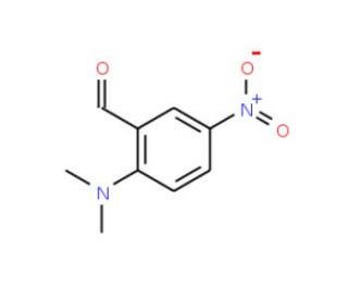 2-(Dimethylamino)-5-nitrobenzenecarbaldehyde (CAS 34601-40-6) - chemical structure image