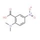 2-(dimethylamino)-5-nitrobenzoic acid (CAS 4405-28-1) - chemical structure image