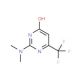 2-(Dimethylamino)-6-(trifluoromethyl)-4-pyrimidinol (CAS 55545-80-7) - chemical structure image
