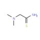 2-(dimethylamino)ethanethioamide (CAS 114166-44-8) - chemical structure image