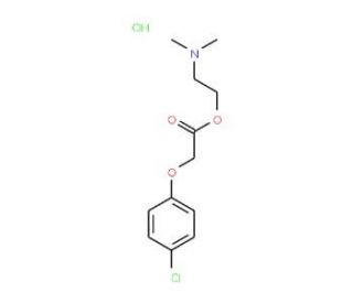 2-(dimethylamino)ethyl (4-chlorophenoxy)acetate hydrochloride (CAS 3685-84-5) - chemical structure image