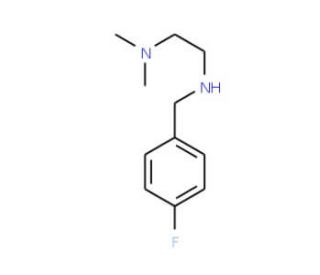 [2-(dimethylamino)ethyl][(4-fluorophenyl)methyl]amine - chemical structure image