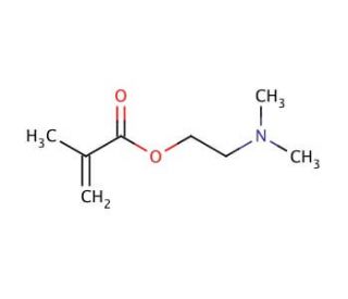 2-(Dimethylamino)ethyl methacrylate (CAS 2867-47-2) - chemical structure image
