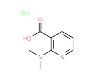 2-(dimethylamino)nicotinic acid hydrochloride - chemical structure image