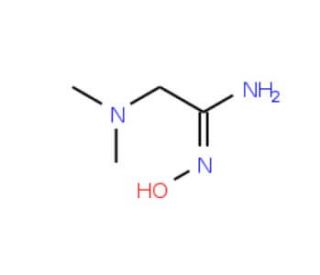 2-(dimethylamino)-N&prime;-hydroxyethanimidamide (CAS 67015-08-1) - chemical structure image