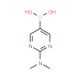 2-Dimethylaminopyrimidinyl-5-boronic acid (CAS 756817-82-0) - chemical structure image