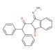 2-Diphenylacetyl-1,3-indandione-1-hydrazone (CAS 5102-79-4) - chemical structure image