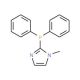 2-(diphenylphosphino)-1-methyl-1H-imidazole 의 분자 구조, CAS 번호: 150404-18-5 2-(diphenylphosphino)-1-methyl-1H-imidazole (CAS 150404-18-5) - chemical structure image