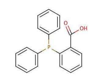 2-(Diphenylphosphino)benzoic acid (CAS 17261-28-8) - chemical structure image