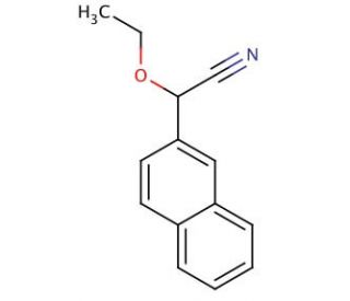 2-Ethoxy-2-(2-naphthyl)acetonitrile - chemical structure image