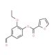 2-Ethoxy-4-formylphenyl 2-furoate - chemical structure image
