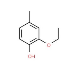 2-Ethoxy-4-methylphenol (CAS 2563-07-7) - chemical structure image