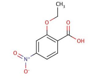 2-Ethoxy-4-nitrobenzoic acid (CAS 2486-66-0) - chemical structure image