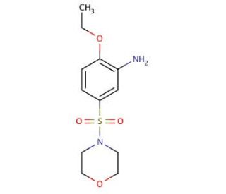 2-ethoxy-5-(morpholin-4-ylsulfonyl)aniline - chemical structure image