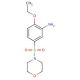 2-ethoxy-5-(morpholin-4-ylsulfonyl)aniline - chemical structure image