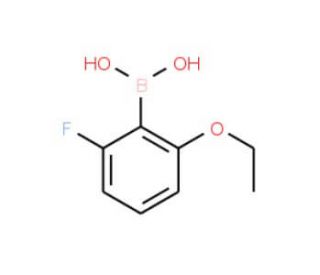 2-Ethoxy-6-fluorophenylboronic acid (CAS 957062-68-9) - chemical structure image