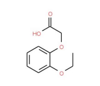 (2-Ethoxy-phenoxy)-acetic acid (CAS 3251-30-7) - chemical structure image