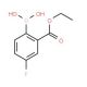 2-(Ethoxycarbonyl)-4-fluorophenylboronic acid (CAS 1072951-40-6) - chemical structure image