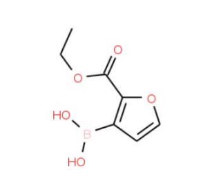 2-(Ethoxycarbonyl)furan-3-boronic acid (CAS 1150114-62-7) - chemical structure image