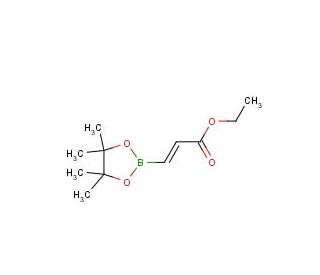 2-(Ethoxycarbonyl)vinylboronic acid pinacol ester (CAS 1009307-13-4) - chemical structure image