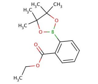 2-Ethoxycarbonylphenylboronic acid pinacol ester (CAS 269409-99-6) - chemical structure image