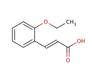 2-Ethoxycinnamic acid (CAS 69038-81-9) - chemical structure image