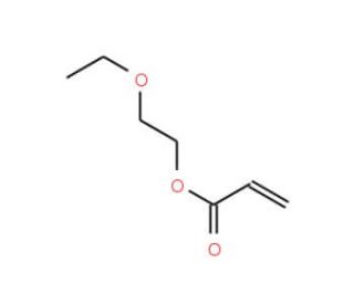 2-Ethoxyethyl acrylate (CAS 106-74-1) - chemical structure image