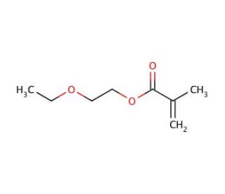 2-Ethoxyethyl methacrylate (CAS 2370-63-0) - chemical structure image