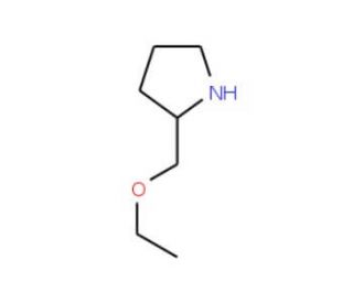 2-(Ethoxymethyl)pyrrolidine (CAS 883538-81-6) - chemical structure image
