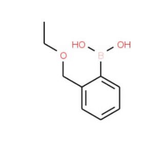 2-Ethoxymethylphenylboronic acid (CAS 871329-56-5) - chemical structure image