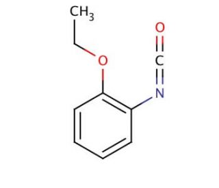 2-Ethoxyphenyl isocyanate (CAS 5395-71-1) - chemical structure image