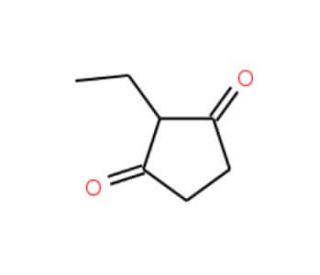 2-Ethyl-1,3-cyclopentanedione (CAS 823-36-9) - chemical structure image